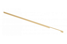 Ручка мебельная алюминиевая EXTEND L-1200 мм, светлое брашированное золото